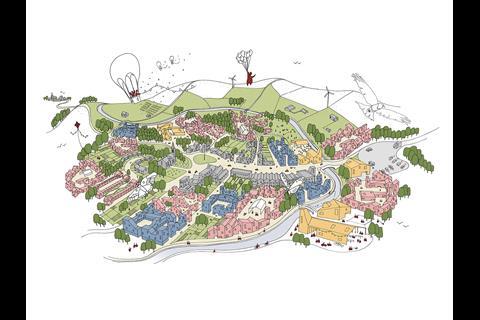Part D concept village by Tibbalds Planning and Urban Design